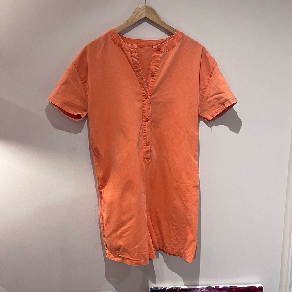 Vintage orange playsuit M